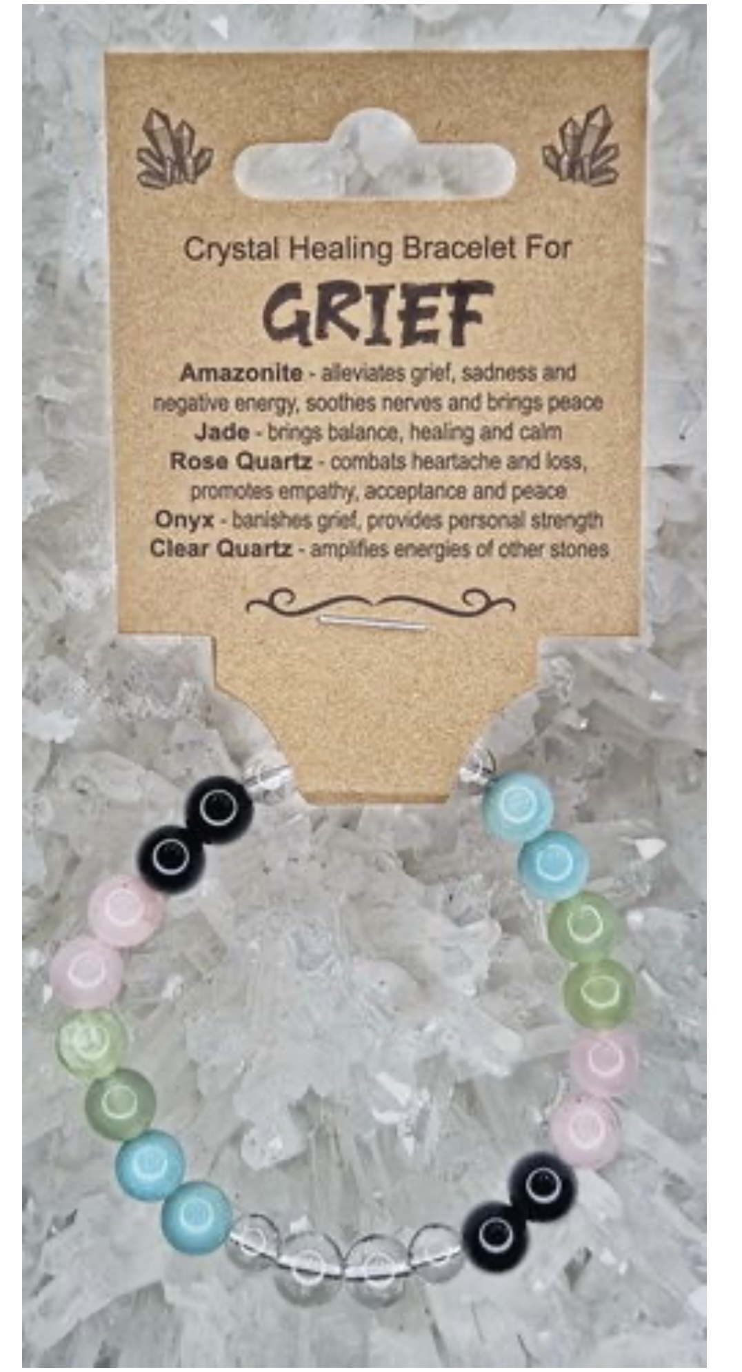 Grief crystal deals bracelet